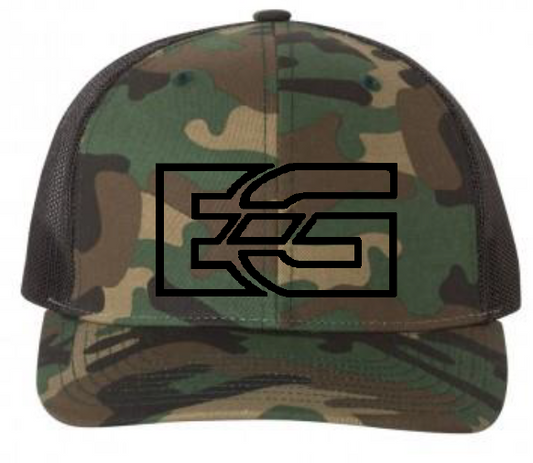 Men's Camo EG Hat Puff Black