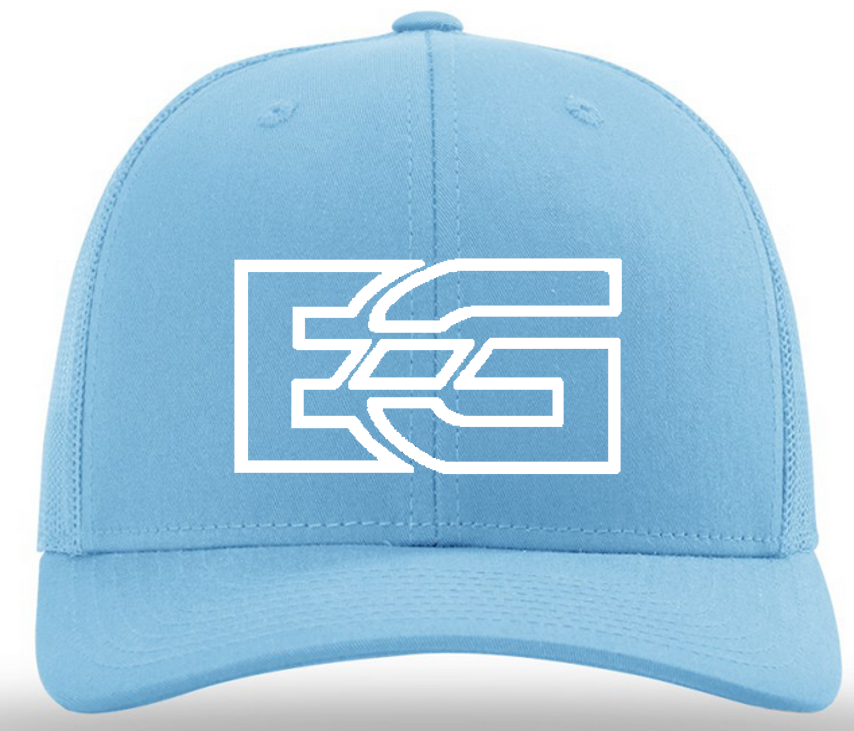 Men's Carolina Blue EG Hat Puff White