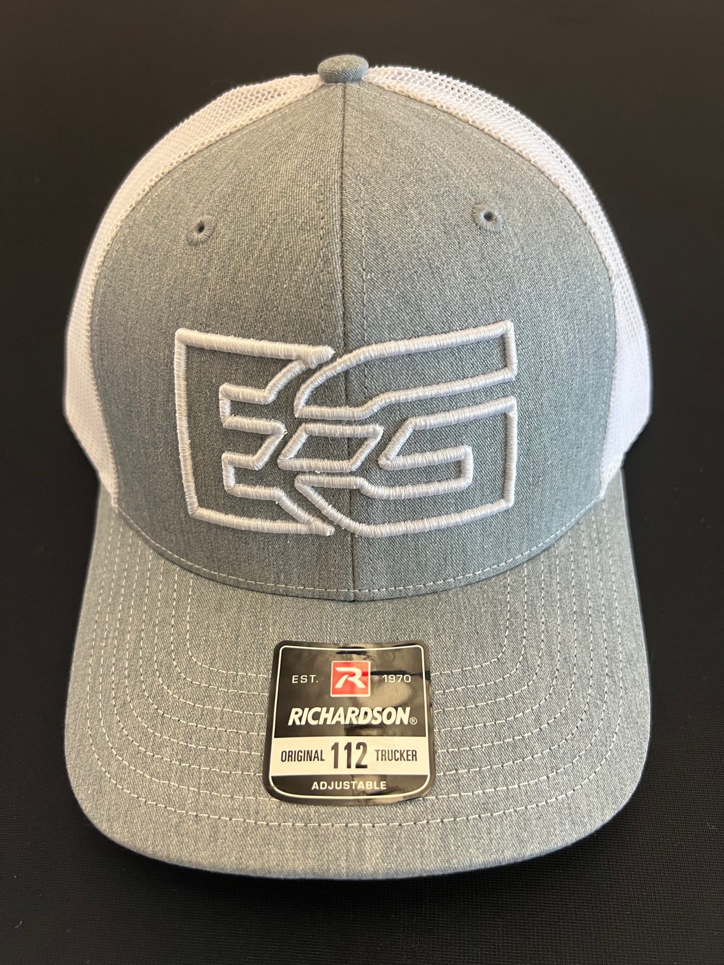 Men's EG Only Puff Trucker Hat (White Stitch)