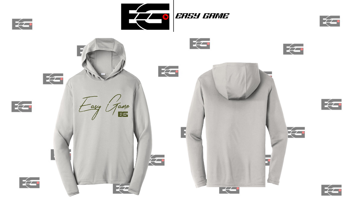 EGC - Lightweight Hoodie Silver (Army Cursive)