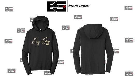 EGC - Lightweight Hoodie Black (Cream Cursive)