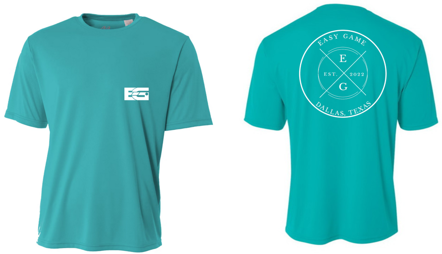 Easy Game Summer Circle X logo (Turquoise)