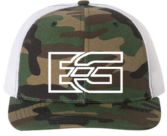 Men's Camo EG Hat Puff White